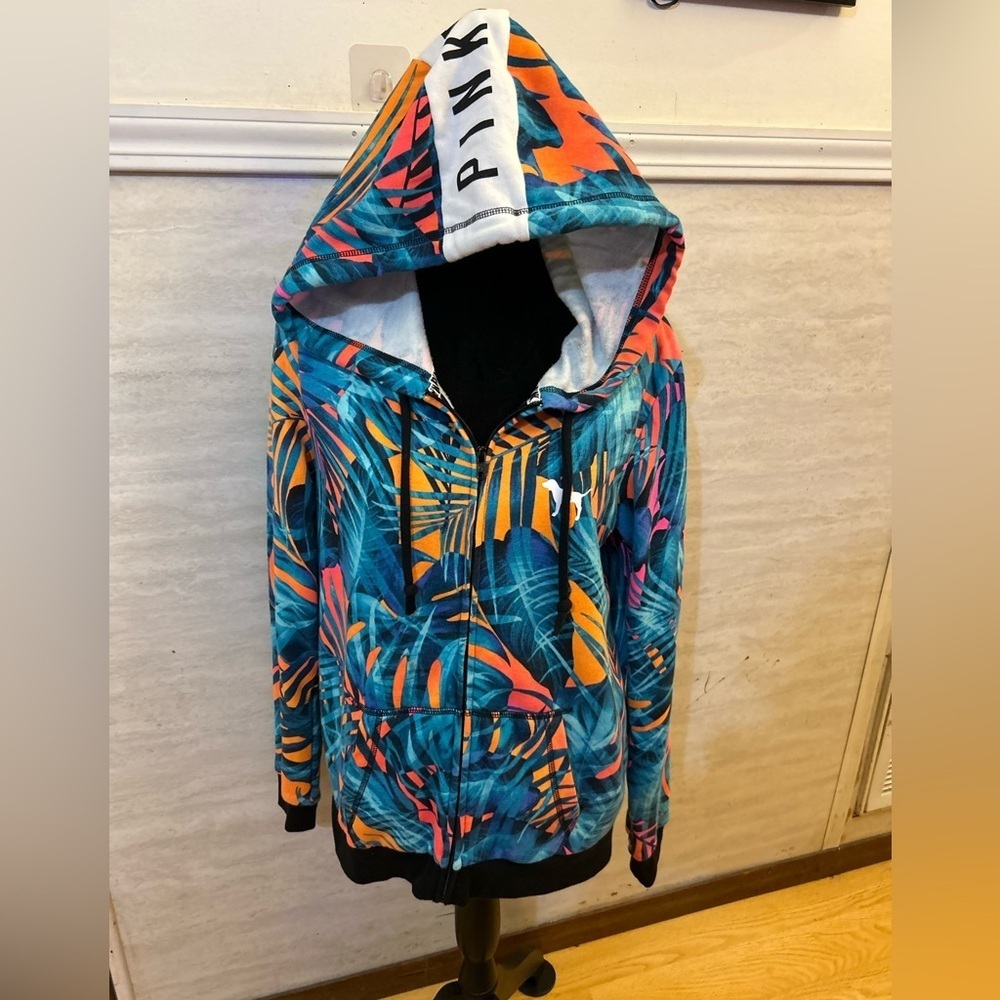 Victoria's Secret PINK
Tropical Palm Full-Zip Hoodie/Jacket